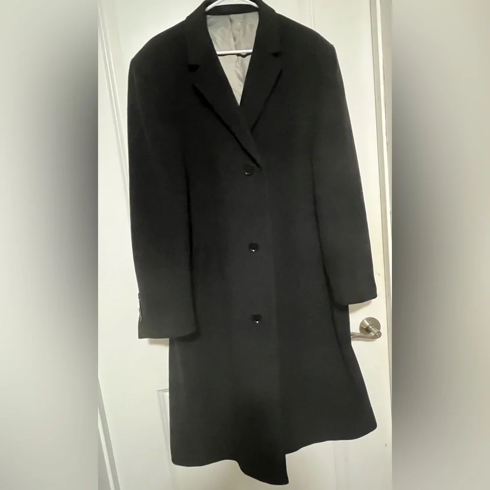 “Calvin Klein Wool Cashmere Overcoat 44R”